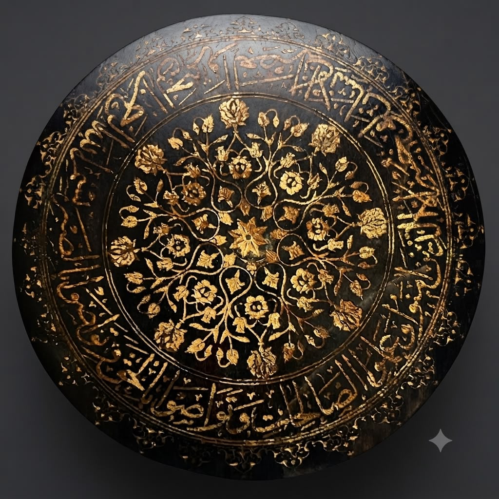 Rare Islamic jade stone box